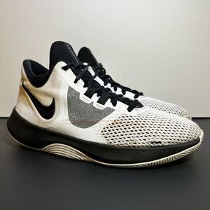 Mens NIKE Air Precision 2 II White Basketball Shoes / Size 7.5